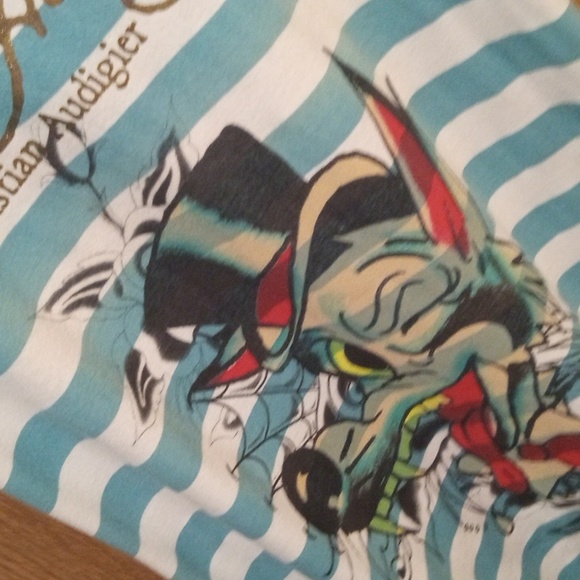 Christian Audigier/Ed Hardy Graphic T Wolf Ladies Hearts M - Picture 11 of 17